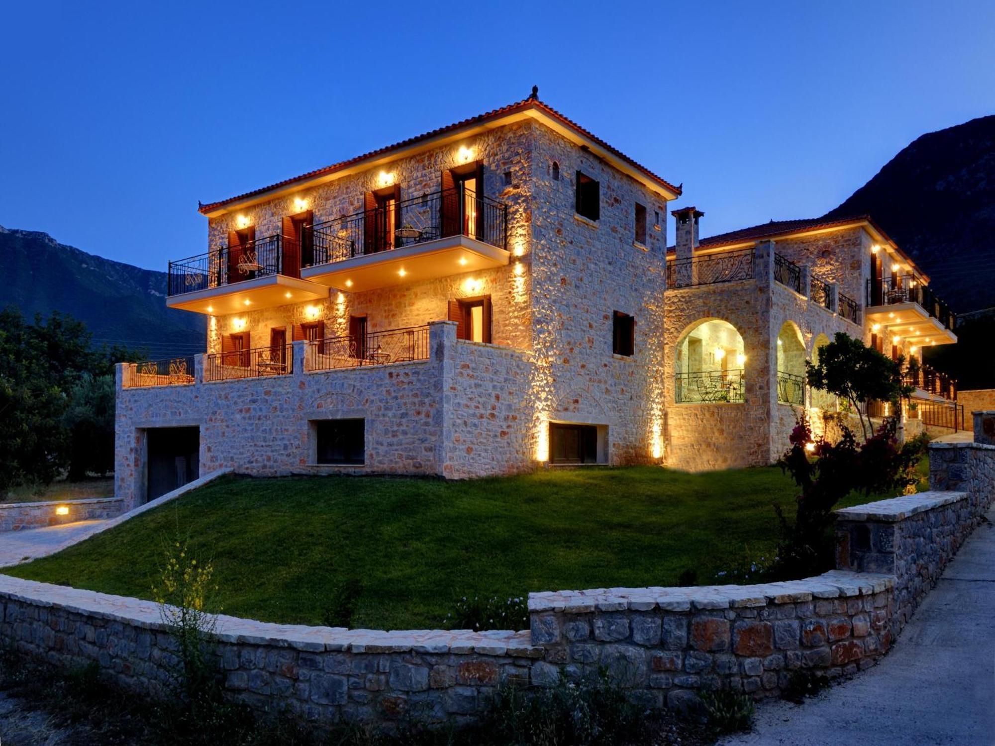 Byzantinon Hotel Leonídion Dış mekan fotoğraf