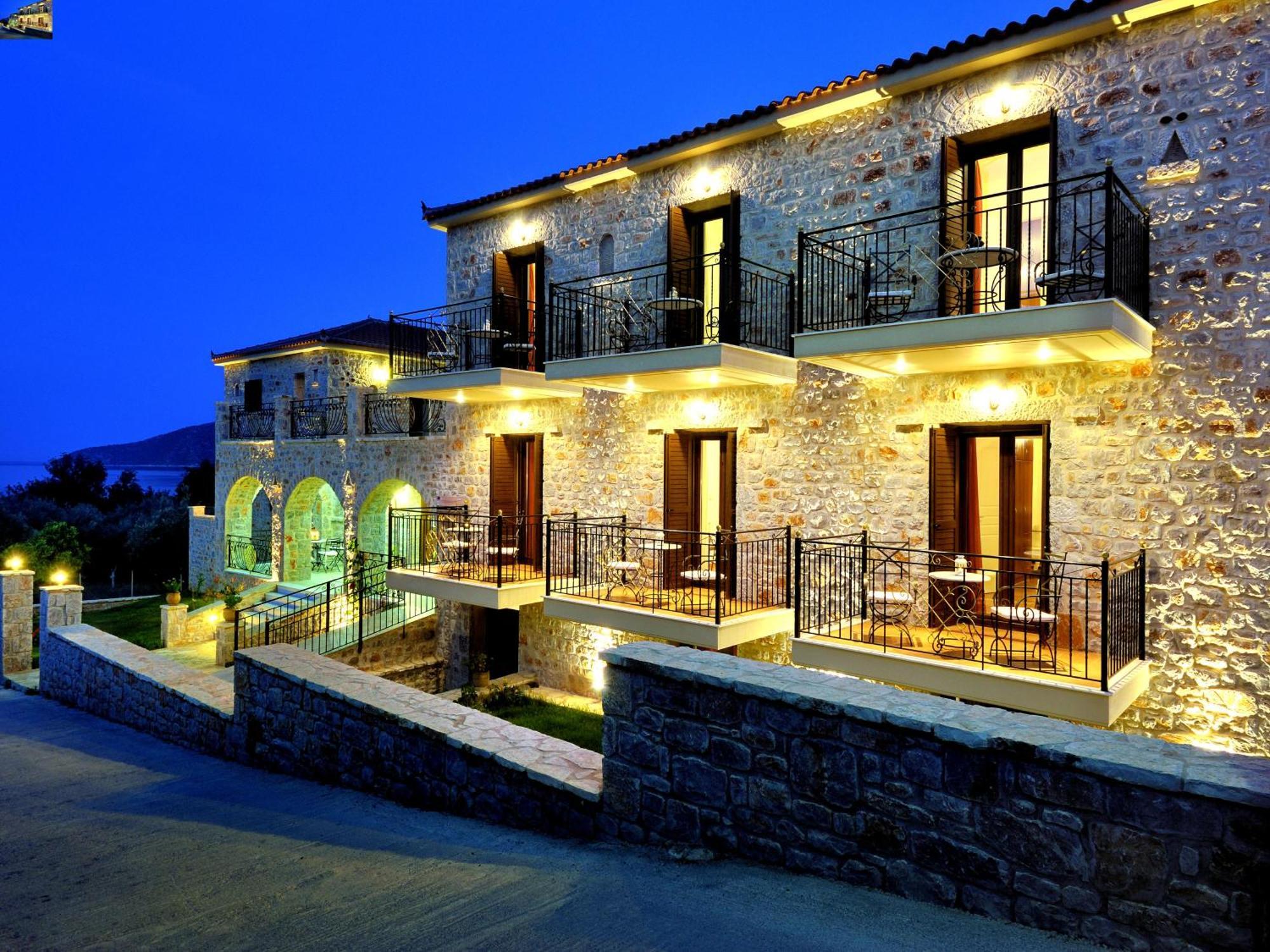 Byzantinon Hotel Leonídion Dış mekan fotoğraf